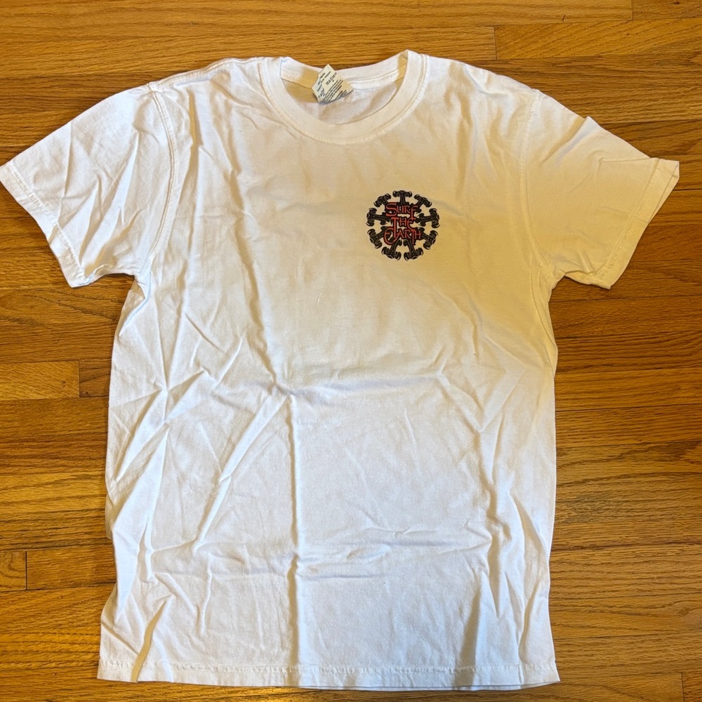COMFORT COLORS White Graphic T-Shirt